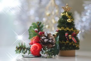 休暇村グループの公共の宿 国民宿舎両神荘 クリスマスツリー