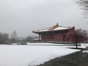 休暇村グループの公共の宿 国民宿舎両神荘 雪景色2
