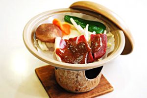 休暇村グループの公共の宿 国民宿舎両神荘 いのしし味噌陶板