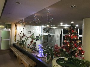 休暇村グループの公共の宿 国民宿舎両神荘 クリスマス飾り